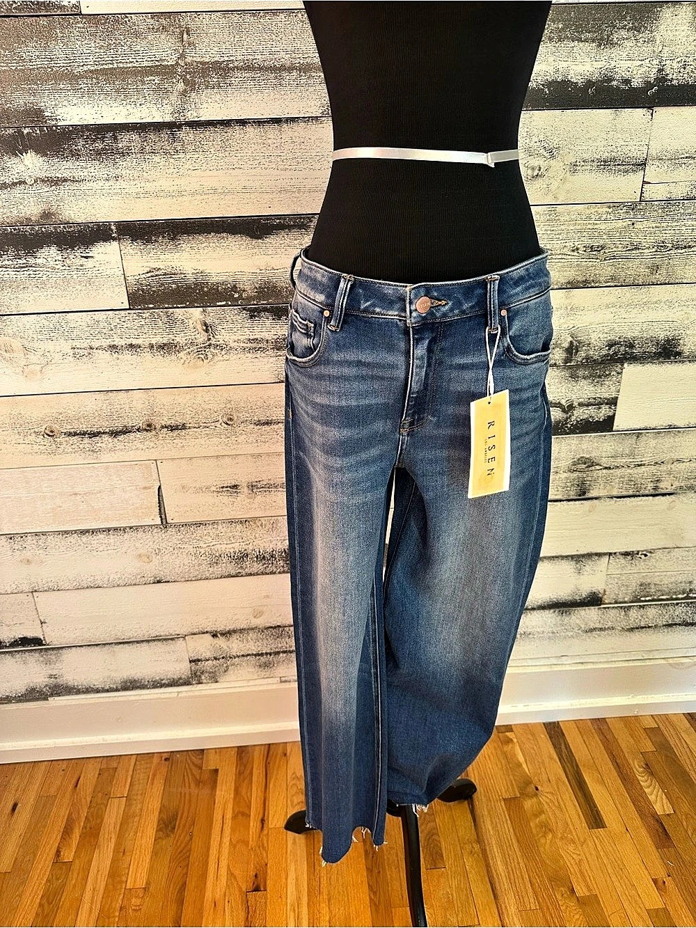 Risen Jeans Skinny in Blue Waist 11/30